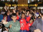 Children praying